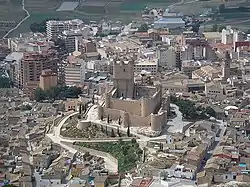 Aerial view of Villena