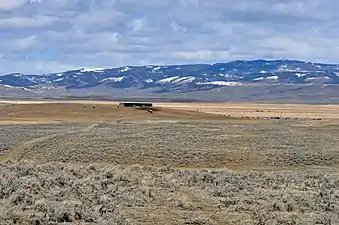 Southern face of Castle Mountains from Ringling, Montana