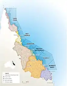 Image 55Catchments along the Great Barrier Reef (from Environmental threats to the Great Barrier Reef)
