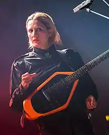 Le Bon performing at the Roundhouse, London, in 2022