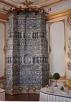 18th century cocklestove in the Catherine Palace, St Petersburg