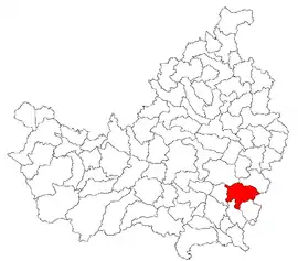 Location in Cluj County