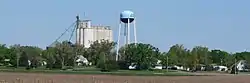 Cedar Bluffs, looking northwest from Nebraska Highway 109
