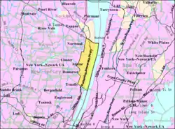 Census Bureau map of Alpine, New Jersey