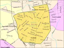 Census Bureau map of Freehold Borough, New Jersey
Interactive map of Freehold Borough, New Jersey