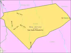 Census Bureau map of Roselle, New Jersey