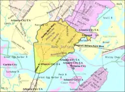 Census Bureau map of Somers Point, New Jersey