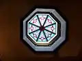 Stained glass skylight