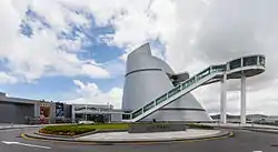 The Macao Science Center in Macau, designed by Pei Partnership Architects in association with I. M. Pei.