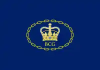 Ceremonial flag used at the British Commonwealth Games from 1970 to 1974.