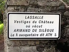 Remains of the Chateau, home of the original Athos of the Three Musketeers