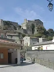 A view of the château of Le Poët-Célard