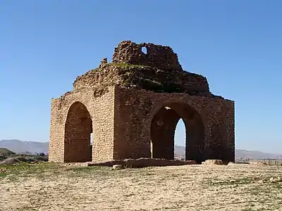 Ruins of chahar-taqi in Iran