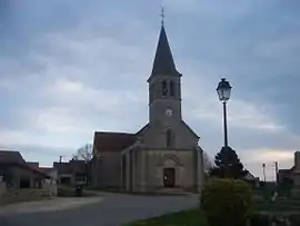 The church in Champagny-sous-Uxelles