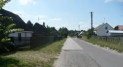 A road through the village