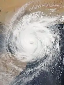 Chapala approaching Yemen on 2 November