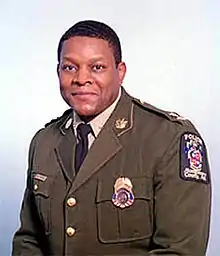 Charles Moose, police chief in charge of combating 2002 D.C. sniper attacks