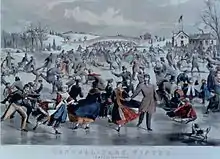 Currier & Ives' Central-Park, Winter: The Skating Pond, 1862