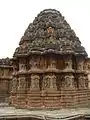 Star pointed shrine from another angle, Chennakeshava temple at Aralaguppe