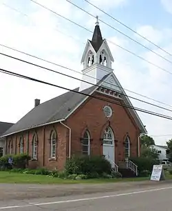 Cherry Hill United Methodist Church, erected 1882