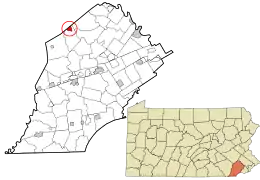 Location in Chester County and the U.S. state of Pennsylvania.