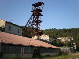 The pithead of the former Alès mine
