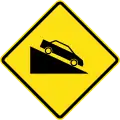 Steep descent