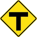T-junction ahead