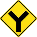 Y-junction ahead