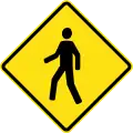 Watch for pedestrians