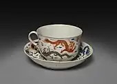 Chinese cup and saucer; 1745; porcelain; diameter: 10.2&nbsp;cm; Cleveland Museum of Art (Cleveland, Ohio, USA)