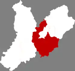 Location in Chaoyang City