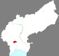 Location in Jinzhou