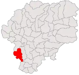 Location in Bistrița-Năsăud County