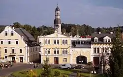 Town hall on 1. máje Square