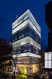 Christian Dior Tower in Omotesando, Tokyo, Japan by SANAA (2003)