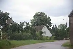 Stork nest in Rakowo