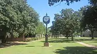 Cisco College campus and clock