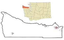 Location of River Road, Washington