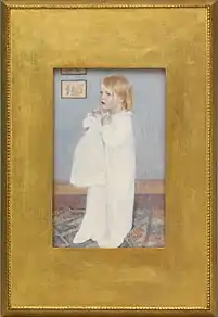 Clara B. Fuller. 1898. Watercolor on ivory. 4 1/2 x 2 13/16 in. Metropolitan Museum of Art