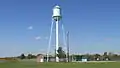 Water tower in Clarksburg.