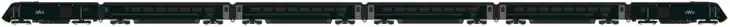 drawing of a Class 255 in GWR livery
