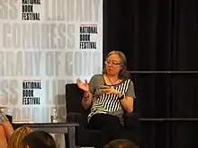 Claudia Salazar Jiménez at the National Book Festival, 2019