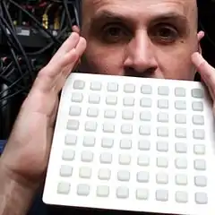 Italian composer Claudio Pelissero in his studio in Milan.