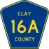 County Road 16A marker