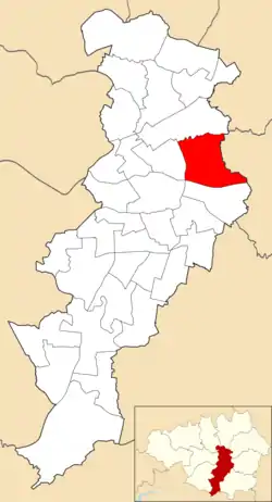 Clayton and Openshaw electoral ward within Manchester City Council