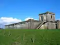 The old water tank above Langholm Farm.