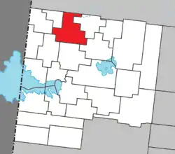 Location within Abitibi-Ouest RCM.