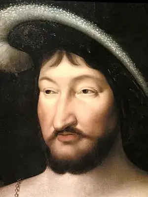 Portrait of Francis I, King of France (reigned 1515 to 1547)