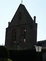 The church bell tower in Villate